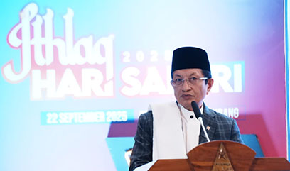 Menag Buka Hari Santri 2025 di Ponpes Tebuireng Jombang